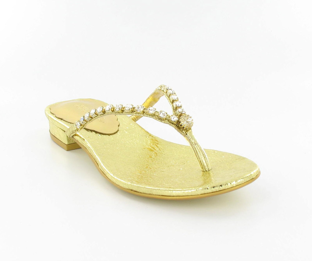 Helen's Heart Formal Shoes FS-3769-1_Gold_Sparkle