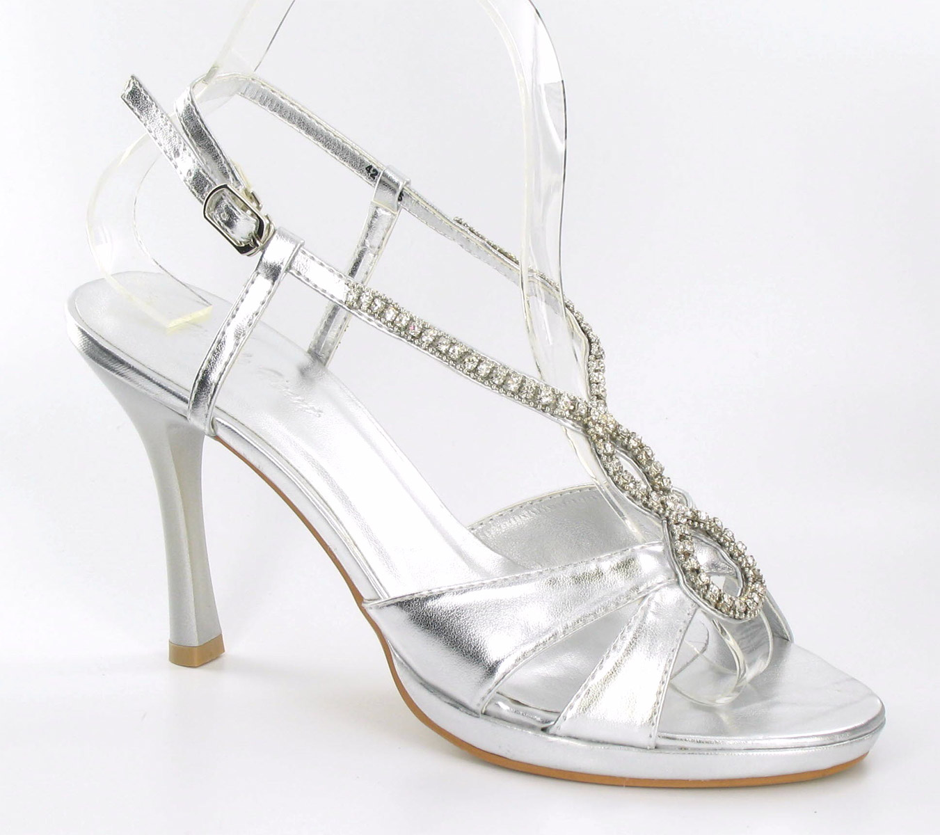 Helen's Heart Formal Shoes FS-4218-35_Silver 