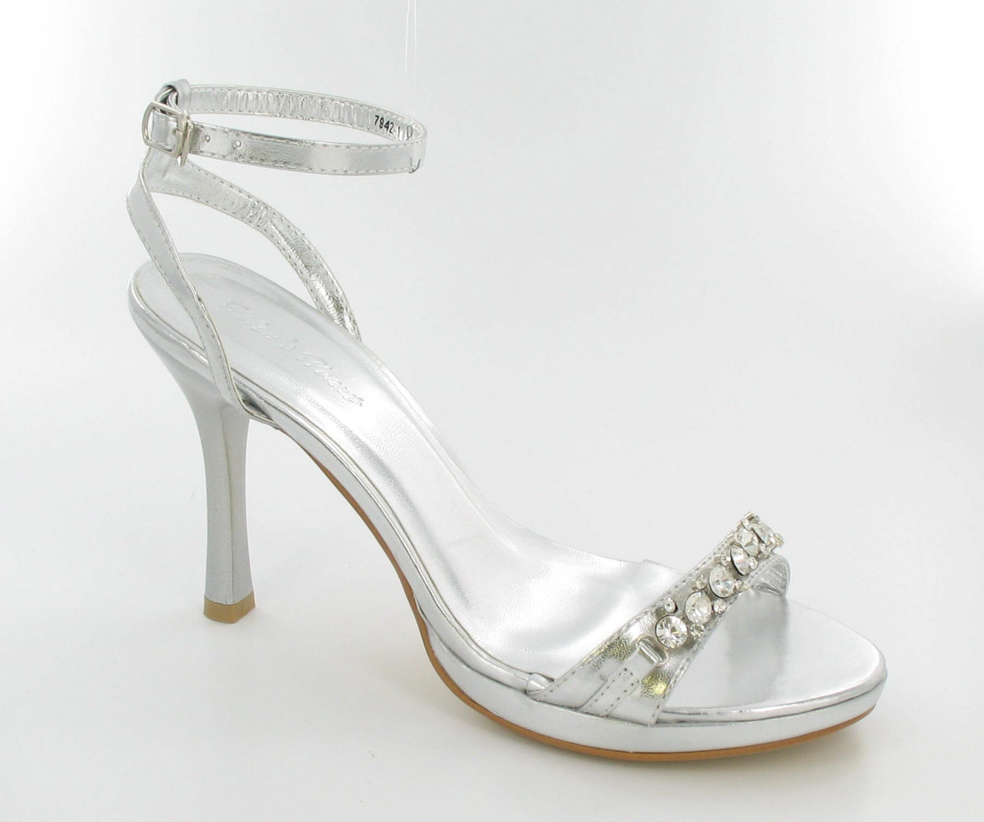 Helen's Heart Formal Shoes FS-7942-1_Silver 