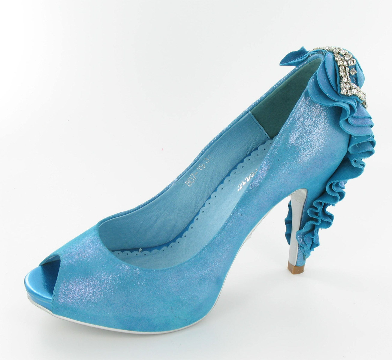 Helen's Heart Formal Shoes FS-807-10_Turquoise 