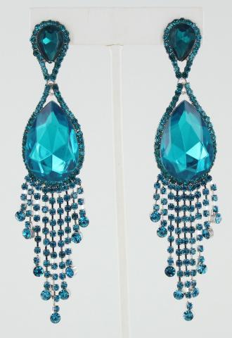 Helens Heart Earrings JE-202-5-S-Indicolite-blue