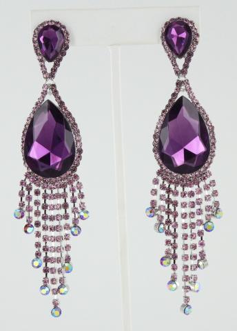 Helens Heart Earrings JE-202-5-S-Purple