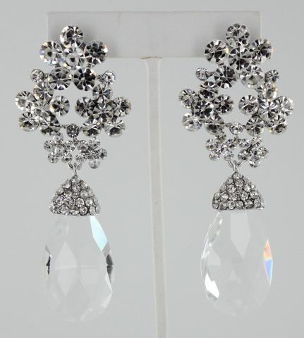 Helens Heart Earrings JE-202-6-S-Clear