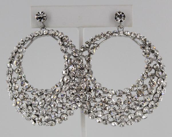 Helens Heart Earrings JE-202-8-S-Clear