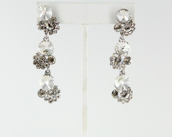 Helens Heart Earrings JE-4601-18-S-Clear