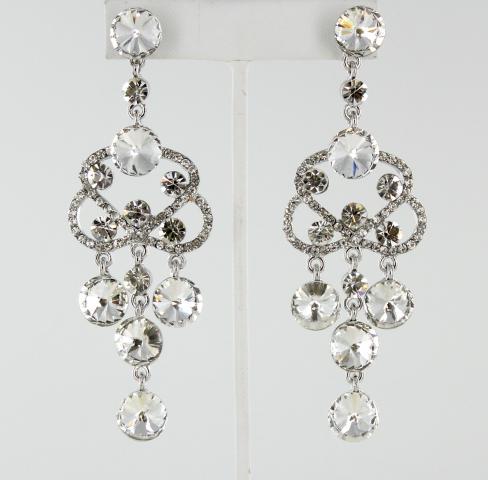 Helens Heart Earrings JE-4601-7-S-Clear