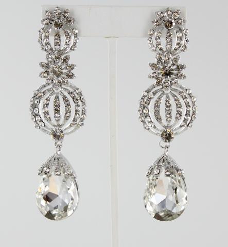 Helens Heart Earrings JE-4601-8-S-Clear