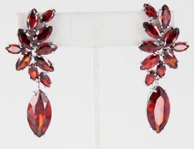 Helens Heart Earrings JE-A63918-S-Red