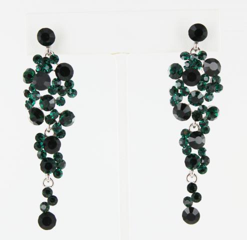 Helens Heart Earrings JE-BX20461-S-Emerald
