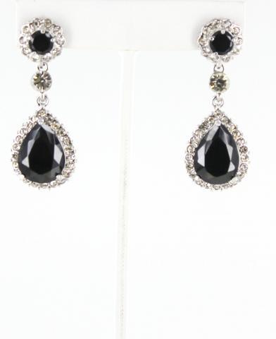 Helens Heart Earrings JE-E010005-S-Black