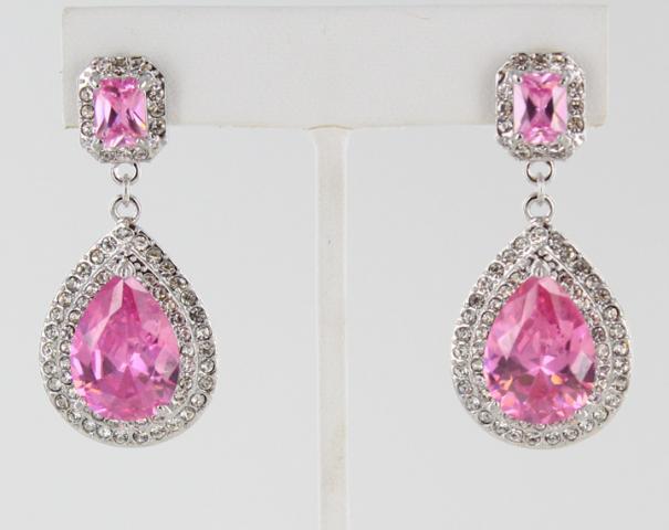 Helens Heart Earrings JE-E010008-S-Pink