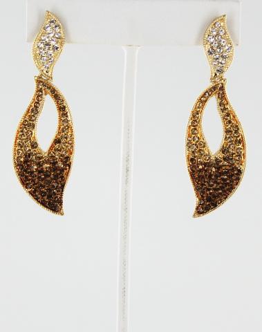 Helens Heart Earrings JE-E08806-G-Topaz