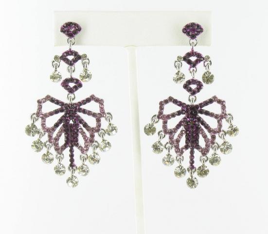 Helens Heart Earrings JE-E08811-S-Purple