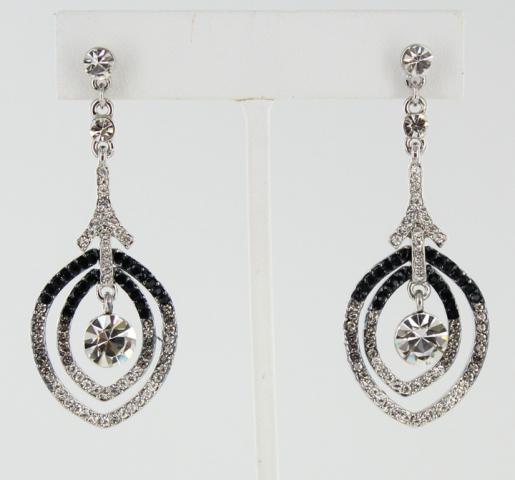 Helens Heart Earrings JE-E08844-S-Black