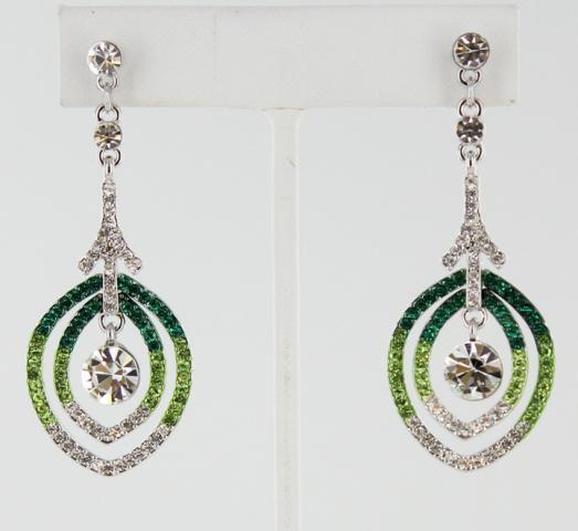 Helens Heart Earrings JE-E08844-S-Green