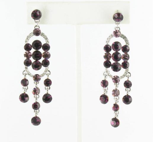 Helens Heart Earrings JE-E08850-S-Purple