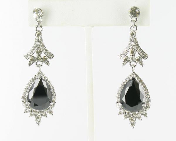 Helens Heart Earrings JE-E09534-S-Black