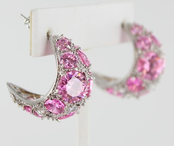 Helens Heart Earrings JE-E10041-S-Pink