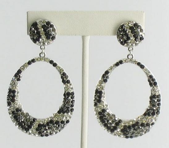 Helens Heart Earrings JE-E110-S-Black