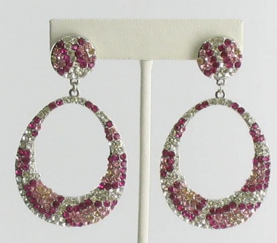 Helens Heart Earrings JE-E110-S-Pink