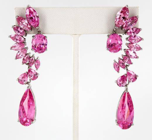 Helens Heart Earrings JE-E1110-S-Pink
