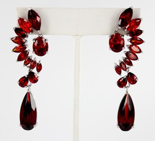 Helens Heart Earrings JE-E1110-S-Red
