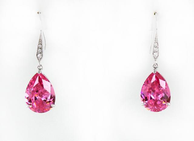 Helens Heart Earrings JE-E130-S-Pink