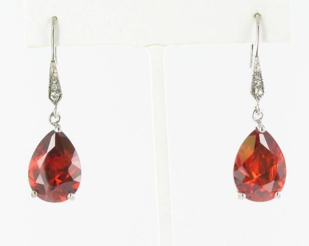 Helens Heart Earrings JE-E130-S-Red