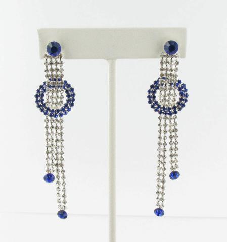 Helens Heart Earrings JE-E4175-S-Blue