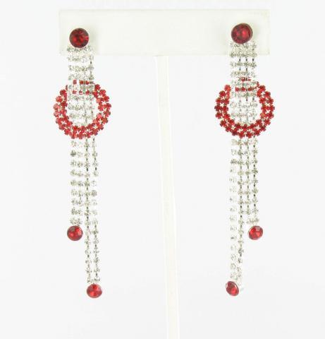 Helens Heart Earrings JE-E4175-S-Red