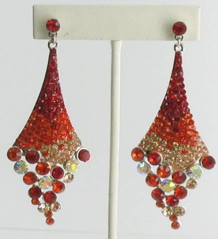 Helens Heart Earrings JE-E587-S-Red