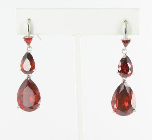 Helens Heart Earrings JE-ET0044-S-Red