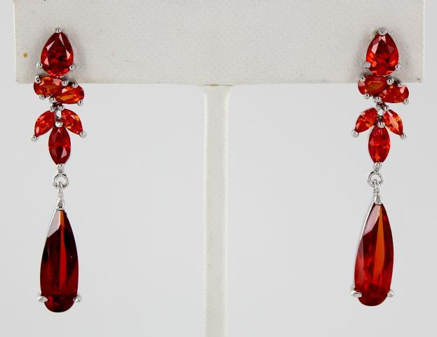 Helens Heart Earrings JE-E-025-1-S-Red