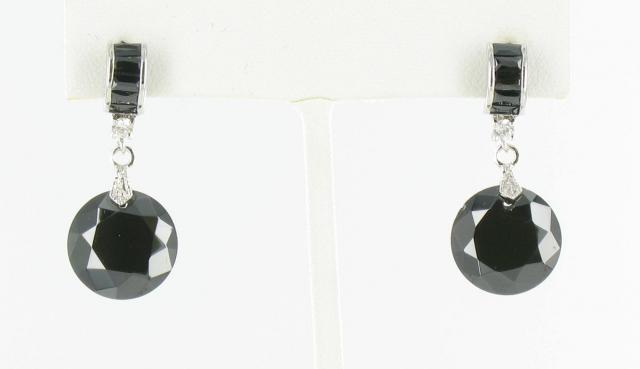 Helens Heart Earrings JE-E-1107-S-Black