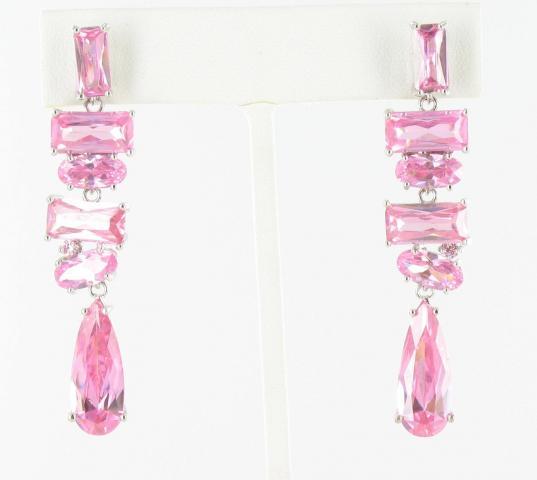 Helens Heart Earrings JE-E-4020-S-Pink