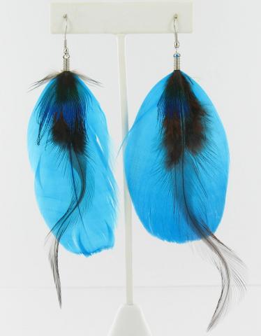 Helens Heart Earrings JE-F01-Turquoise
