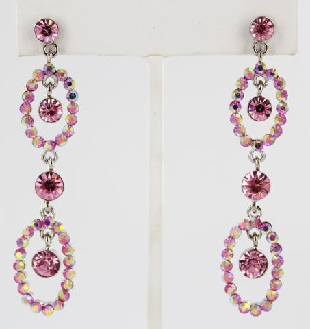 Helens Heart Earrings JE-X001618-S-Pink
