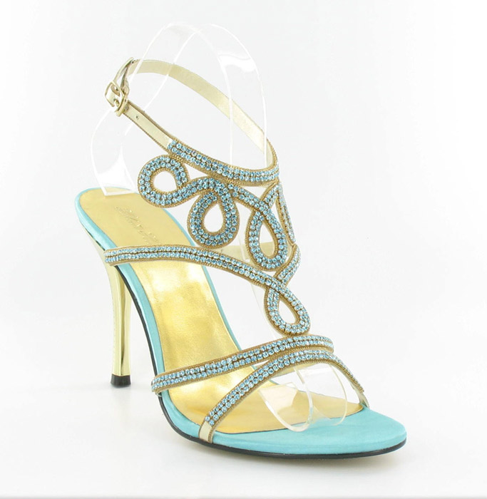 Helen's Heart Couture Shoes CS-69881-024_Blue_&_Aquamarine