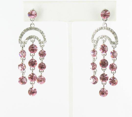 Helen's Heart Earrings JE-E08851-S-Pink