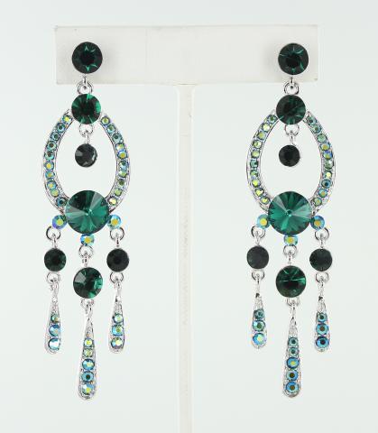 Helen's Heart Earrings JE-X001913-S-Emerald