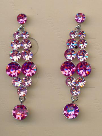 Helen's Heart Earrings JE-X001928-S-Pink