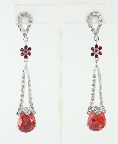 Helen's Heart Earrings JE-X002112-S-Red