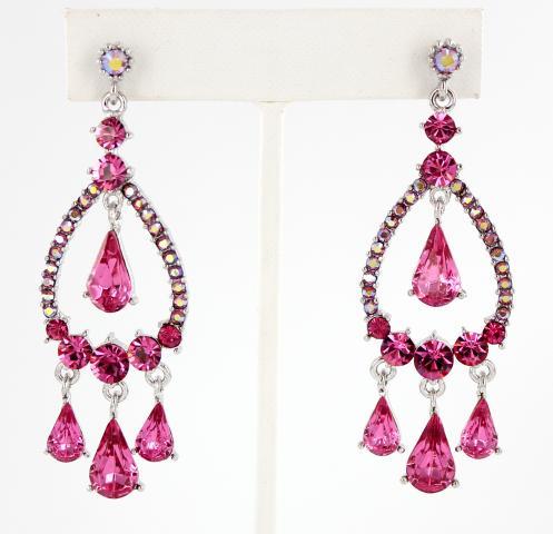 Helen's Heart Earrings JE-X002123-S-Pink