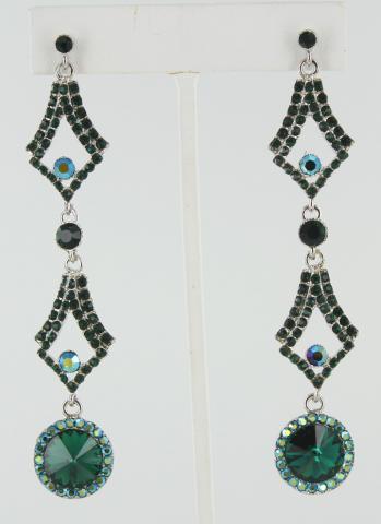 Helen's Heart Earrings JE-X002126-S-Emerald
