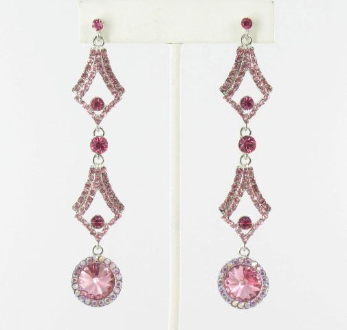 Helen's Heart Earrings JE-X002126-S-Pink
