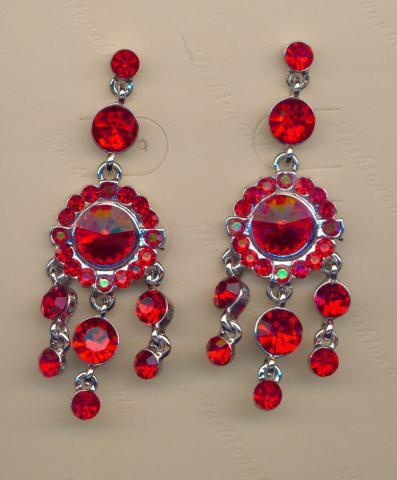 Helen's Heart Earrings JE-X002727-S-Red