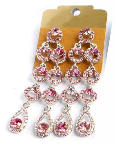 Helen's Heart Earrings JE-X002736-S-Pink