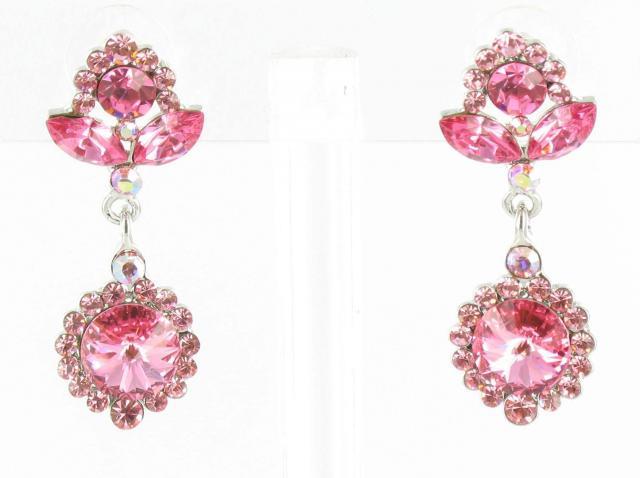 Helen's Heart Earrings JE-X002862-S-Pink