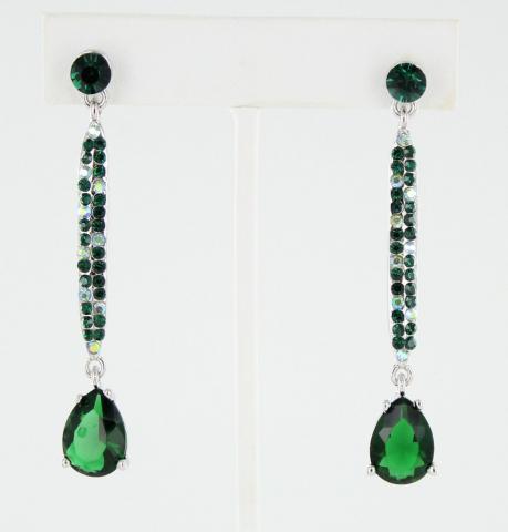 Helen's Heart Earrings JE-X002941-S-Emerald