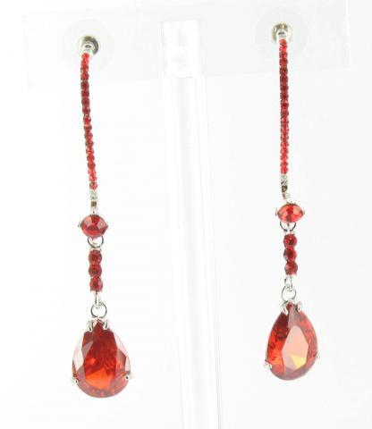 Helen's Heart Earrings JE-X003116-S-Red